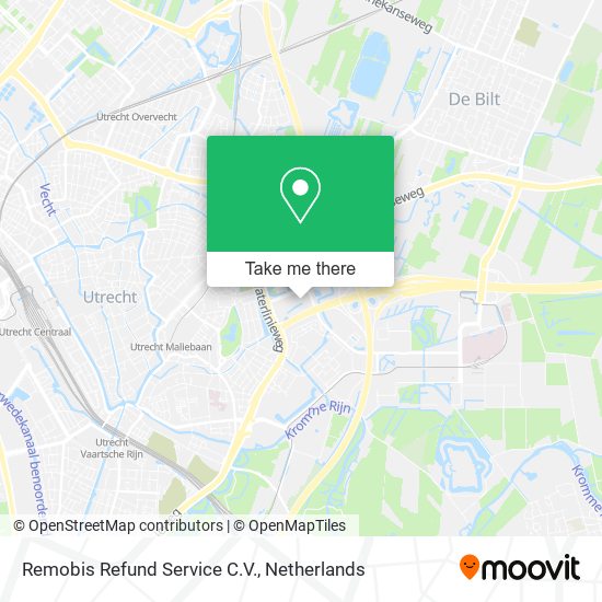 Remobis Refund Service C.V. map