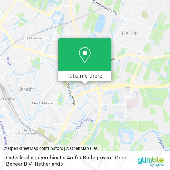 Ontwikkelingscombinatie Amfor Bodegraven - Oost Beheer B.V. Karte