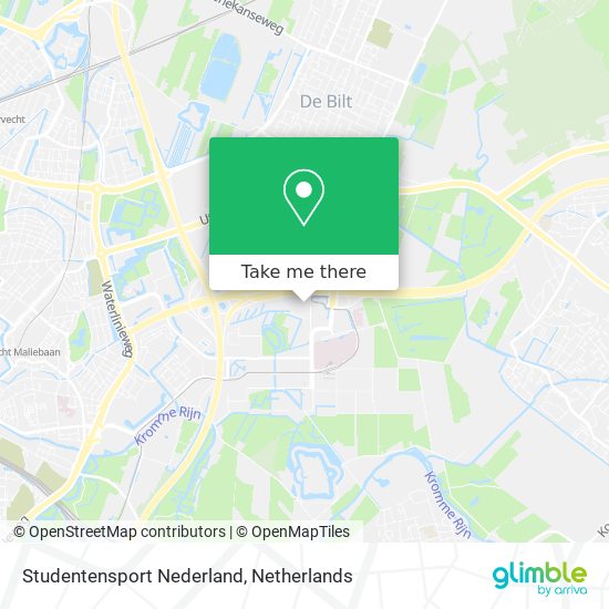 Studentensport Nederland Karte