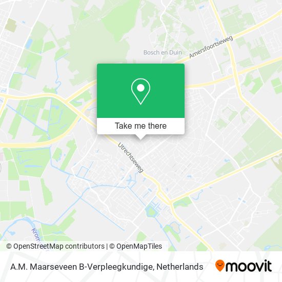 A.M. Maarseveen B-Verpleegkundige Karte