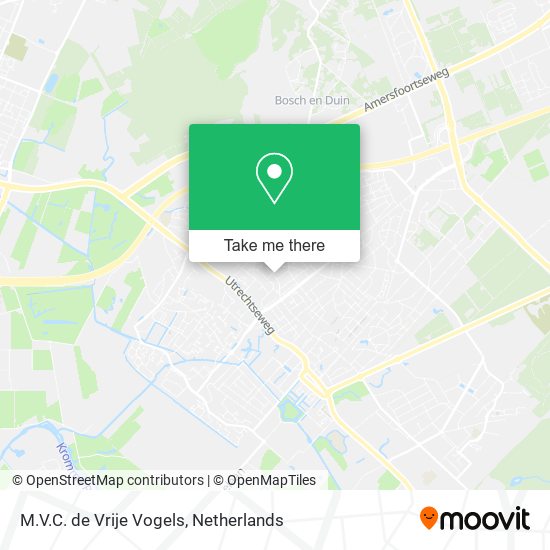 M.V.C. de Vrije Vogels map