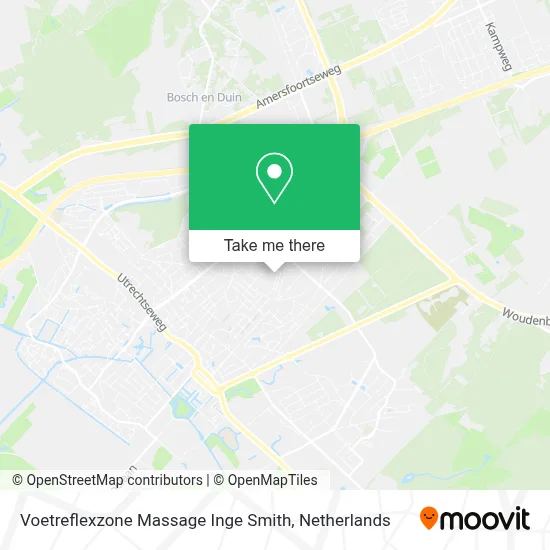 Voetreflexzone Massage Inge Smith map