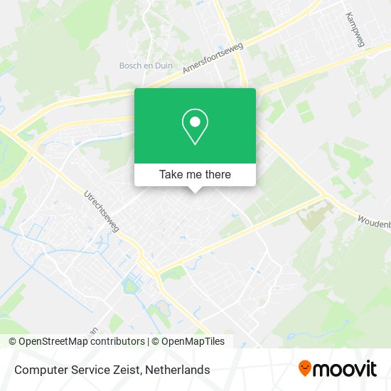 Computer Service Zeist map