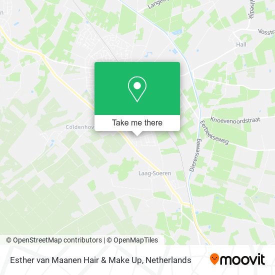 Esther van Maanen Hair & Make Up map