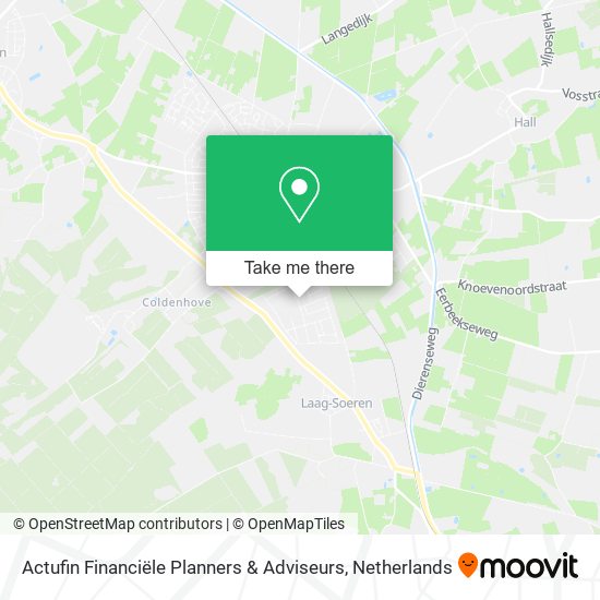 Actufin Financiële Planners & Adviseurs map