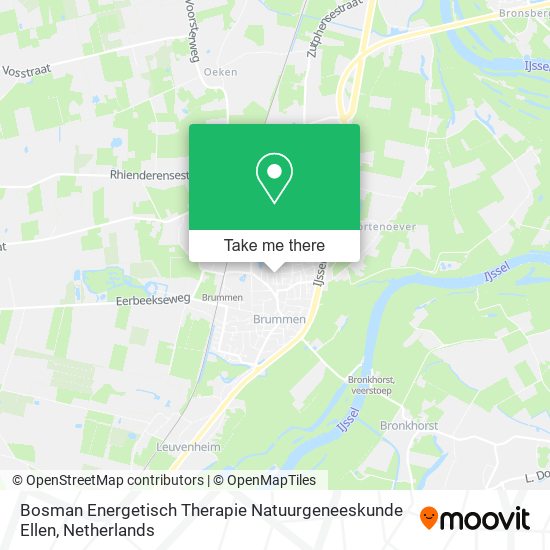 Bosman Energetisch Therapie Natuurgeneeskunde Ellen map