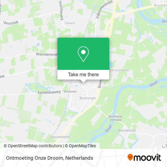 Ontmoeting Onze Droom Karte