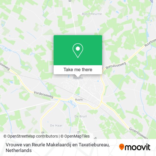 Vrouwe van Reurle Makelaardij en Taxatiebureau map