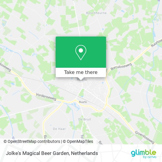 Jolke's Magical Beer Garden Karte
