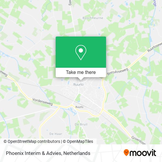 Phoenix Interim & Advies map