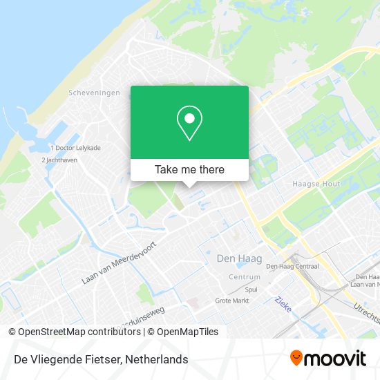 De Vliegende Fietser map