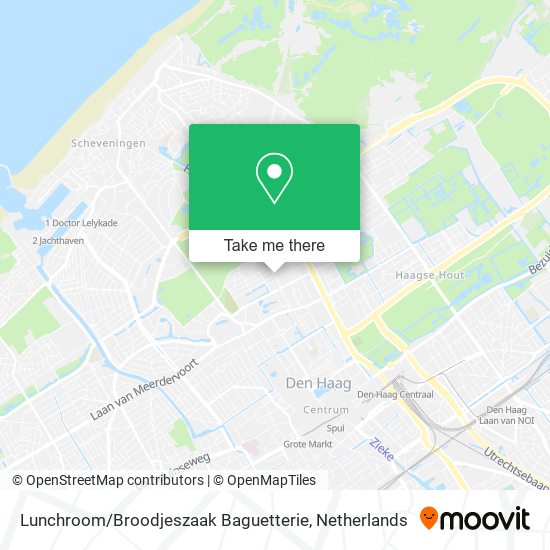 Lunchroom / Broodjeszaak Baguetterie map