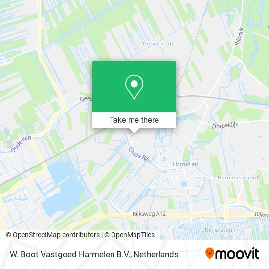W. Boot Vastgoed Harmelen B.V. map