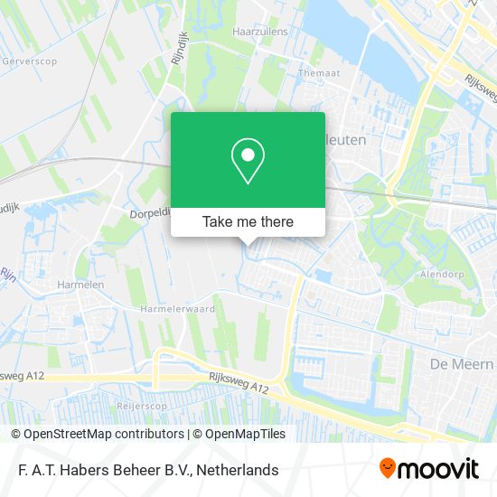 F. A.T. Habers Beheer B.V. map