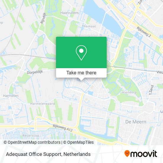 Adequaat Office Support map