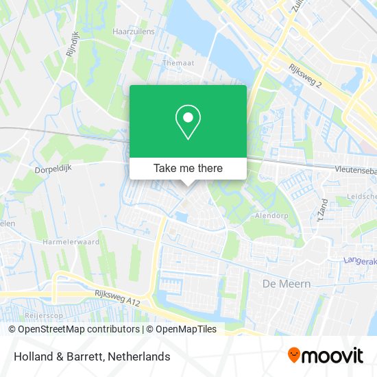 Holland & Barrett map