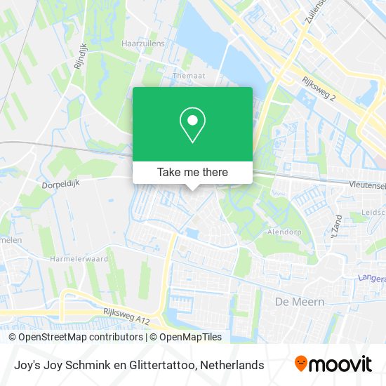 Joy's Joy Schmink en Glittertattoo map