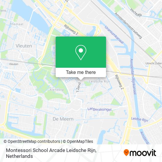 Montessori School Arcade Leidsche Rijn map