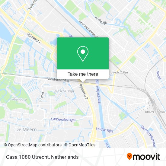 Casa 1080 Utrecht map