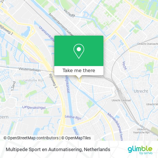 Multipede Sport en Automatisering Karte