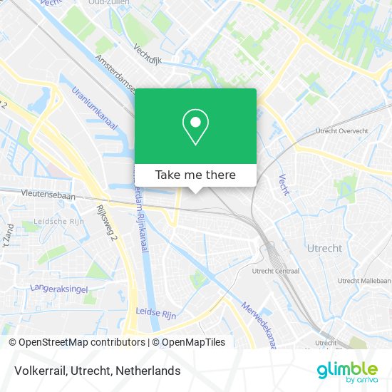 Volkerrail, Utrecht map