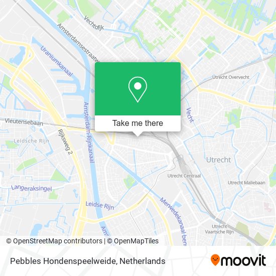 Pebbles Hondenspeelweide map