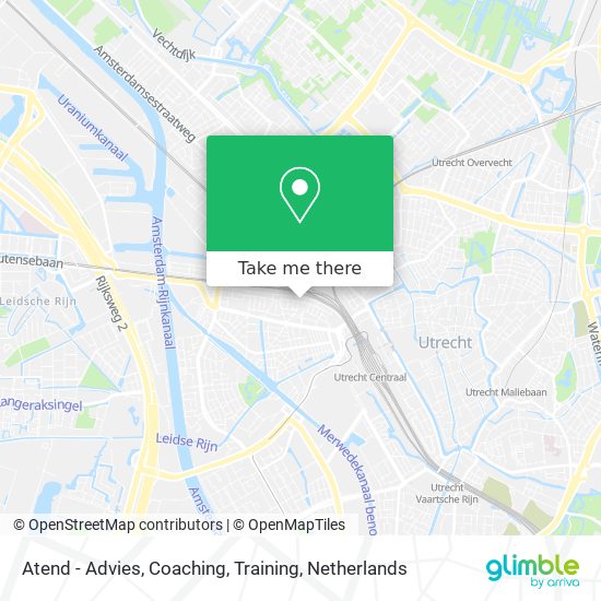 Atend - Advies, Coaching, Training map