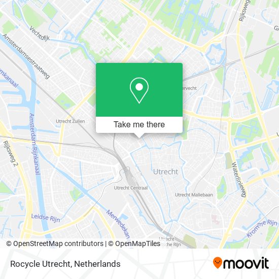Rocycle Utrecht map