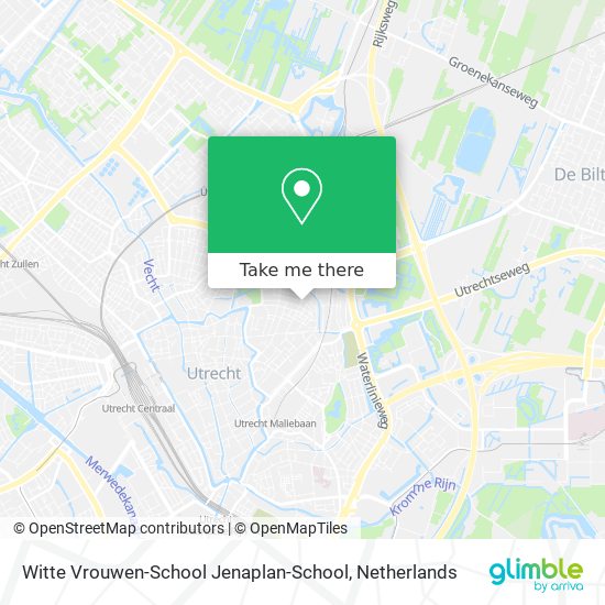 Witte Vrouwen-School Jenaplan-School map