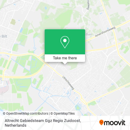 Altrecht Gebiedsteam Ggz Regio Zuidoost map