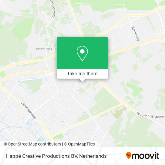 Happé Creative Productions BV map