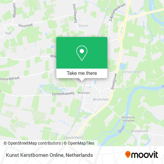 Kunst Kerstbomen Online map