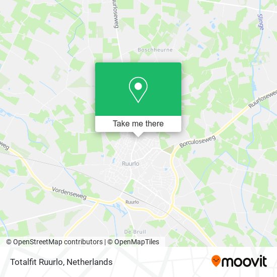 Totalfit Ruurlo map