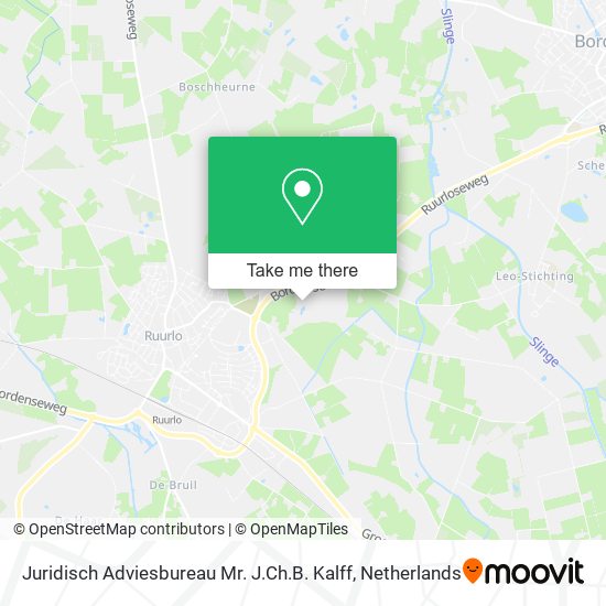 Juridisch Adviesbureau Mr. J.Ch.B. Kalff map