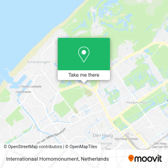 Internationaal Homomonument map