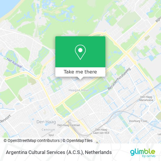 Argentina Cultural Services (A.C.S.) Karte