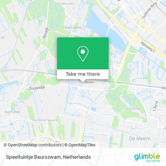 Speeltuintje Beurszwam map