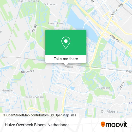 Huize Overbeek Bloem map