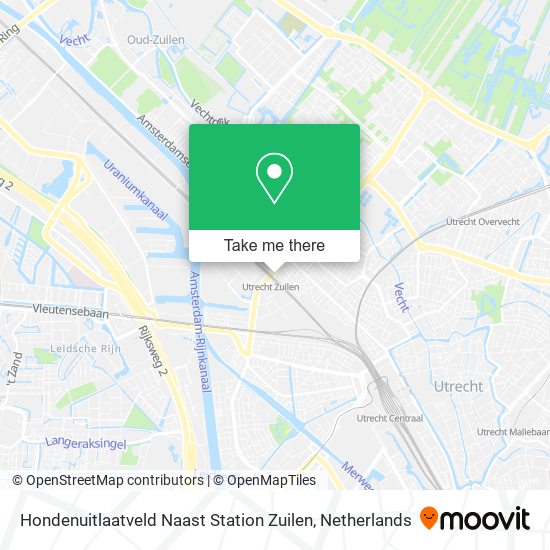 Hondenuitlaatveld Naast Station Zuilen map