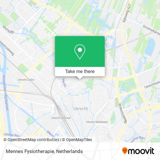 Mennes Fysiotherapie map