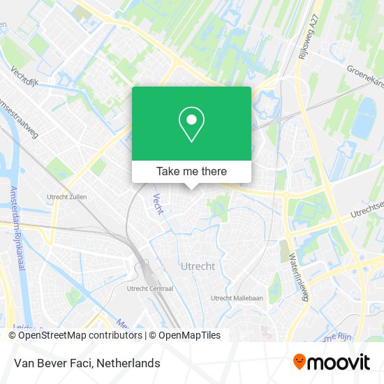 Van Bever Faci map