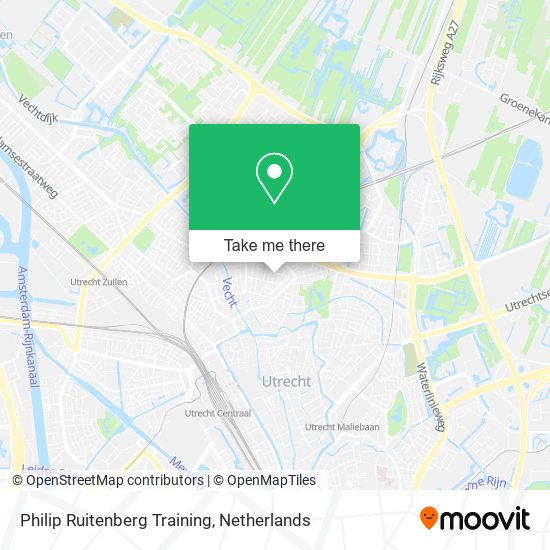 Philip Ruitenberg Training map