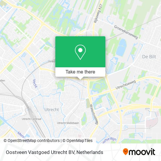 Oostveen Vastgoed Utrecht BV map