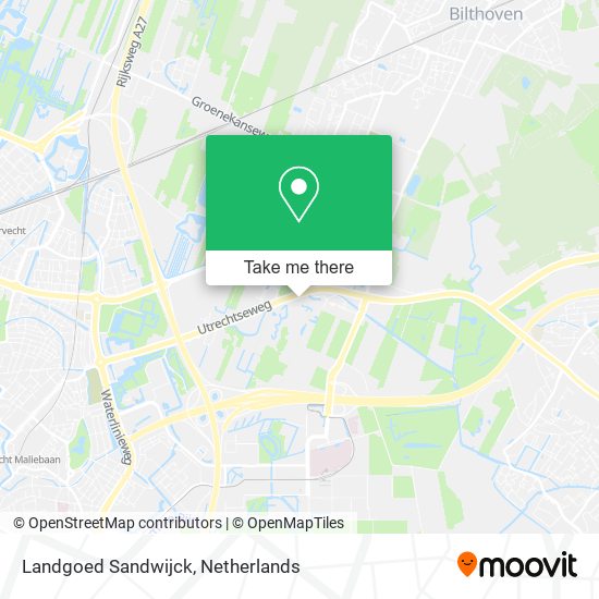 Landgoed Sandwijck map