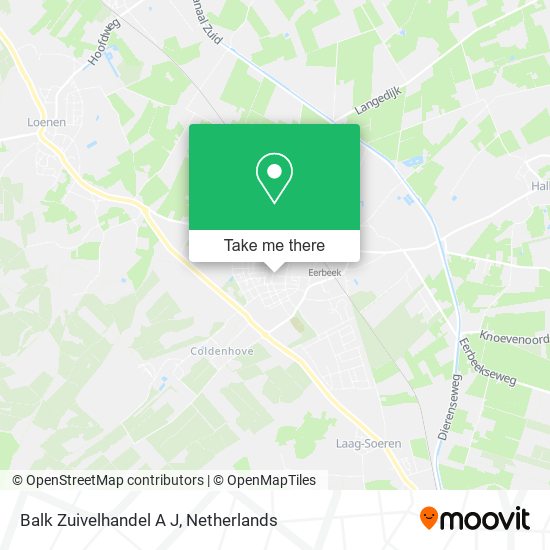 Balk Zuivelhandel A J map