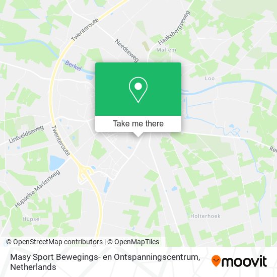 Masy Sport Bewegings- en Ontspanningscentrum Karte