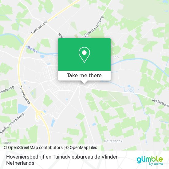 Hoveniersbedrijf en Tuinadviesbureau de Vlinder map