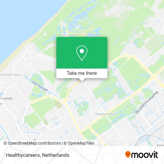 Healthycareers map