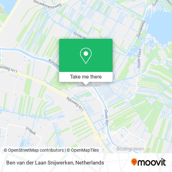 Ben van der Laan Snijwerken map
