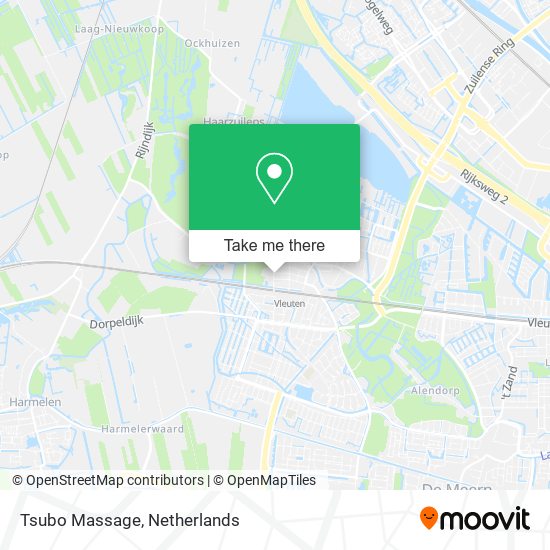 Tsubo Massage map
